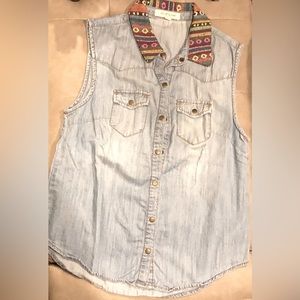 Vintage Vibes - denim vest